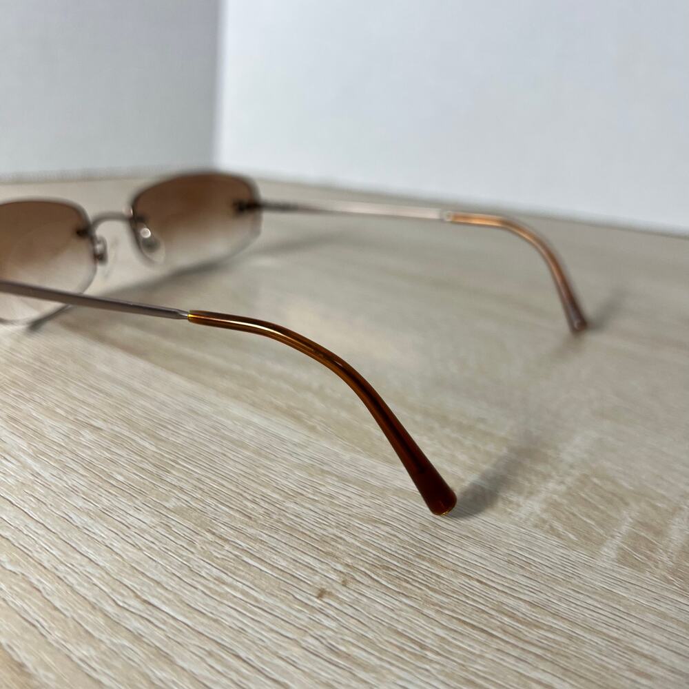 Chanel 4002 c.116/74 Sunglasses FRAMES ONLY Rimless Pink Rose Gold 54-19-130 - Picture 9 of 15